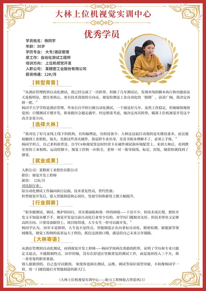优秀学员档案 08