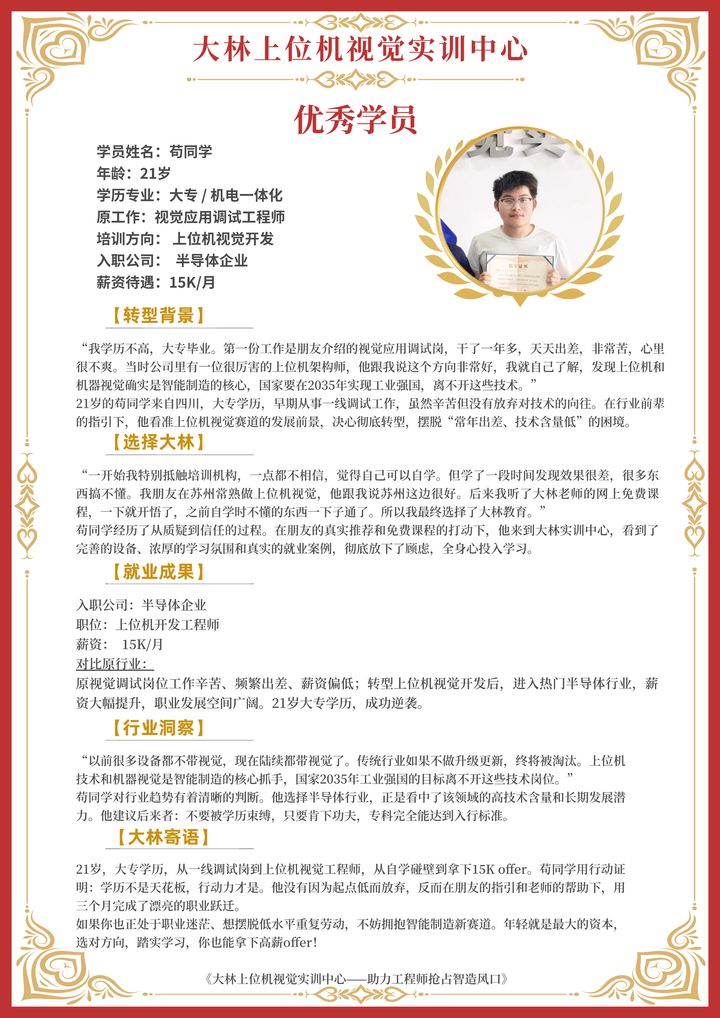 优秀学员档案 10